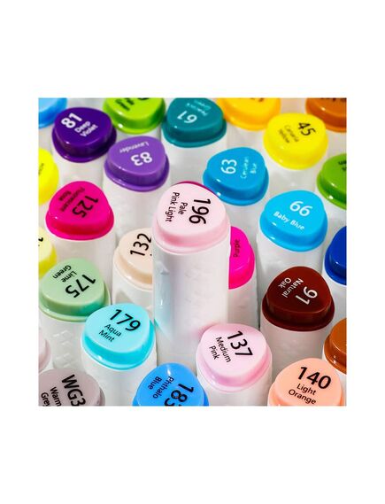 Markere sketching cu 2 capete 1 mm/7 mm, 36 culori/set, DELI-[4]