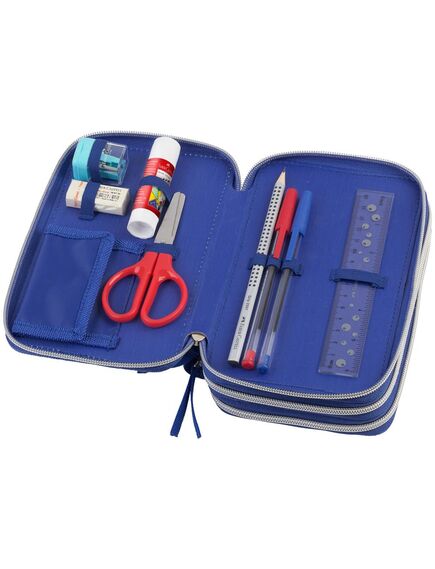 Penar echipat cu 44 piese, 3 fermoare, dinozaur, FABER-CASTELL-[5]