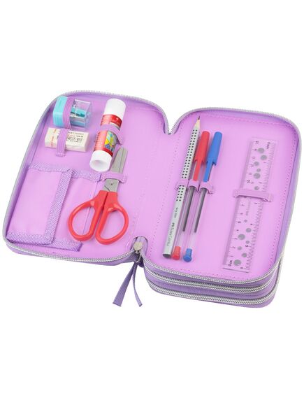 Penar echipat cu 44 piese, 3 fermoare, unicorn, FABER-CASTELL-[4]