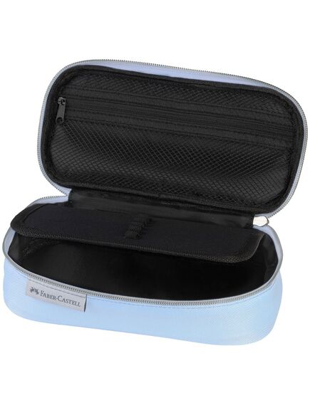 Penar neechipat, 1 fermoar, bleu, FABER-CASTELL, Culoare: Bleu-[2]