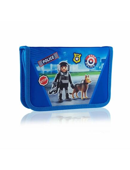 Penar scolar, neechipat, 1 compartiment, Playmobil Politie, ASTRA-[2]