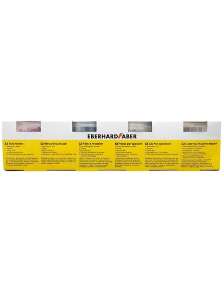 Plastilina modelaj 4 culori, 140gr/culoare, clasic, EBERHARD FABER-[2]