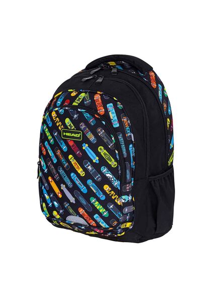 Rucsac baieti, 3 compartimente, skateboard, ASTRA Head-[2]
