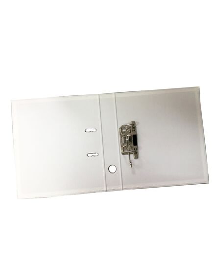 Biblioraft A4 plastifiat interior-exterior, 7.5 cm, alb, NOKI, Culoare: Alb-[2]