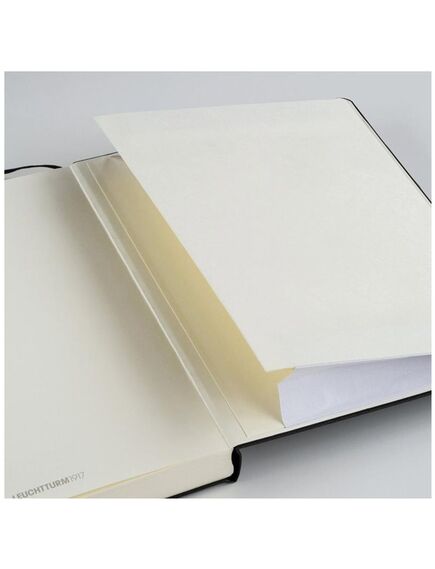 Caiet cu elastic A6, 94 file, dictando, negru, LEUCHTTURM1917-[2]