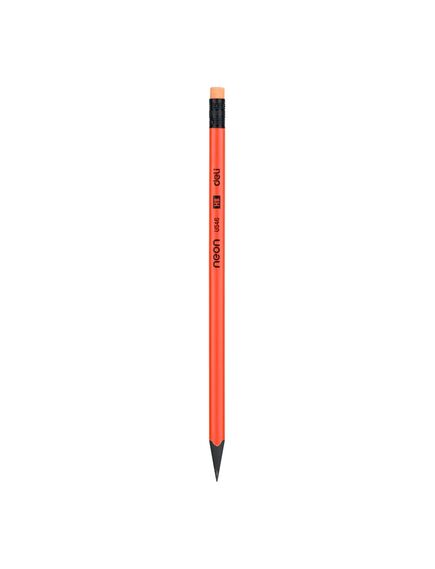Creion cu guma, HB, DELI Neon-[3]