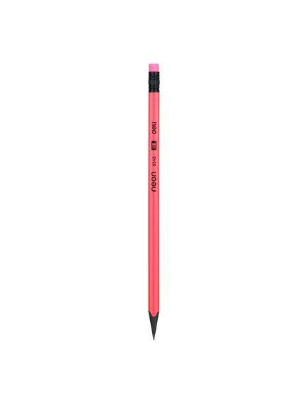 Creion cu guma, HB, DELI Neon-[4]