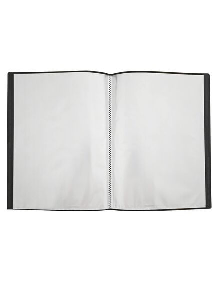 Dosar de prezentare personalizabil cu 100 folii, A4, negru, OPTIMA-[3]