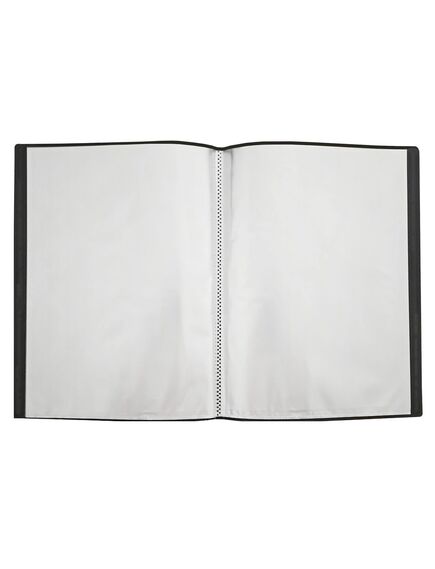 Dosar de prezentare personalizabil cu 40 folii, A4, negru, OPTIMA-[2]