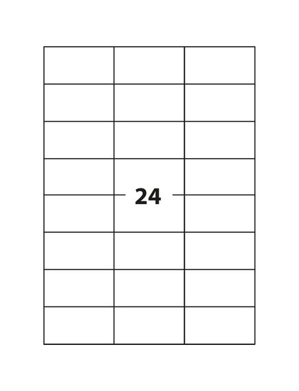 Etichete autocolante albe, 24/A4, 70 x 37mm, 100 coli/top, D.RECT-[2]