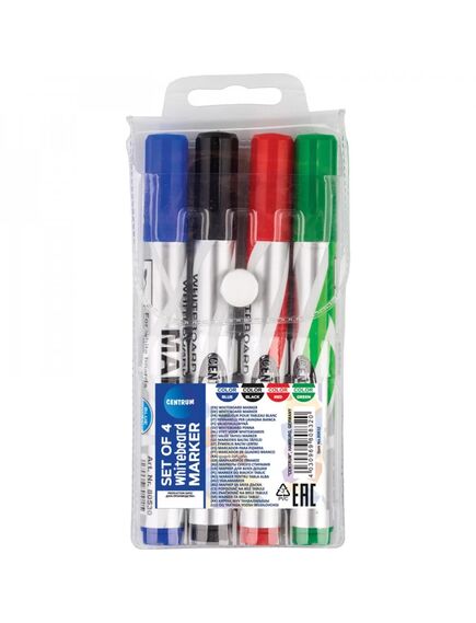 Marker whiteboard CENTRUM, 4 buc/set-[2]