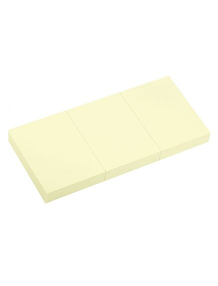 Notes adeziv 50x40 mm, 3x100 file, galben, A-series-[2]