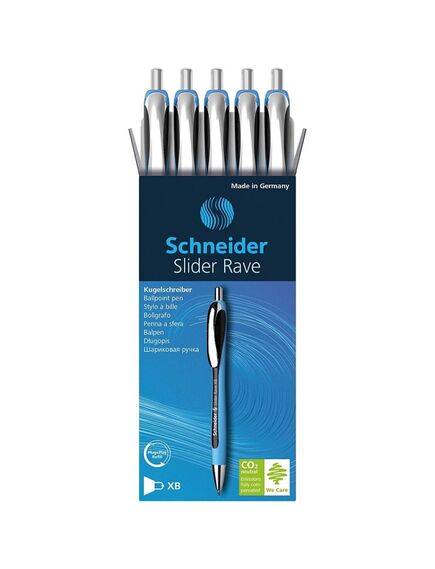 Pix cu mecanism, varf 1.4 mm, negru, SCHNEIDER Slider Rave XB, Culoare: Negru-[3]