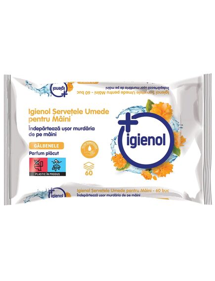 Servetele umede antibacteriene, 60 buc/pachet, IGIENOL-[2]