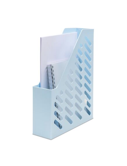 Suport vertical plastic pentru cataloage, albastru, HAN Klassik Pastel, Culoare: Albastru-[3]