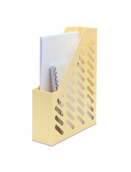 Suport vertical plastic pentru cataloage, galben, HAN Klassik Pastel, Culoare: Galben-[2]