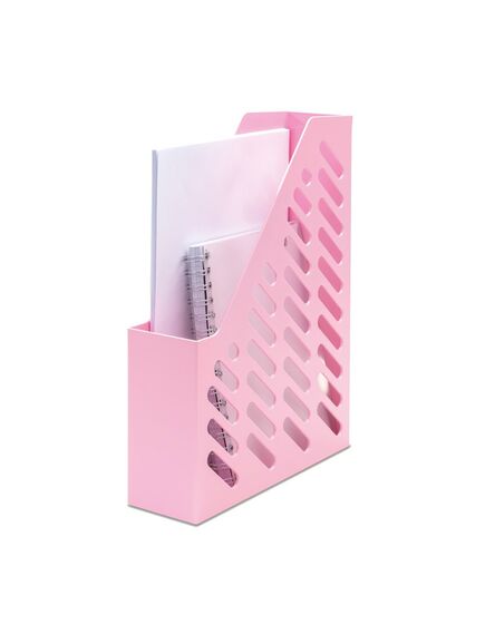 Suport vertical plastic pentru cataloage, roz, HAN Klassik Pastel, Culoare: Roz-[2]