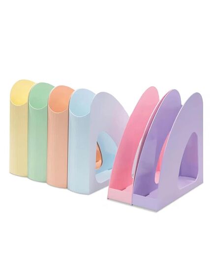Suport vertical plastic pentru cataloage, roz, HAN Re-Loop Pastel, Culoare: Roz-[3]