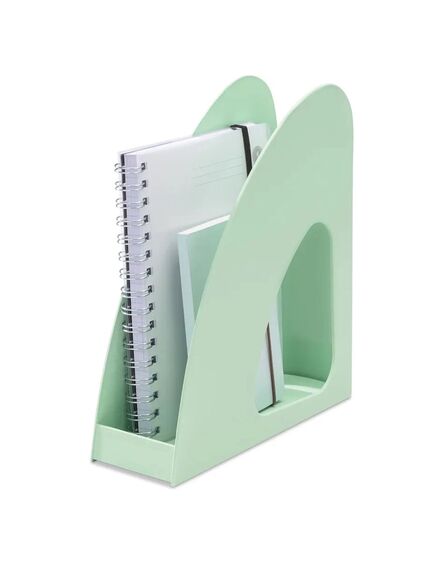 Suport vertical plastic pentru cataloage, verde, HAN Re-Loop Pastel, Culoare: Verde-[2]