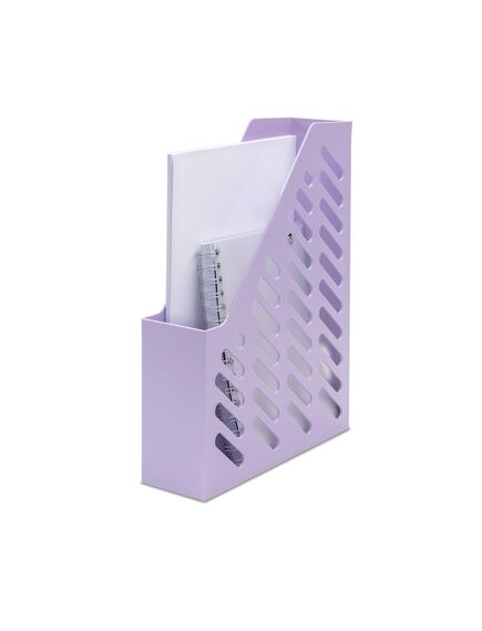 Suport vertical plastic pentru cataloage, violet, HAN Klassik Pastel, Culoare: Violet-[2]