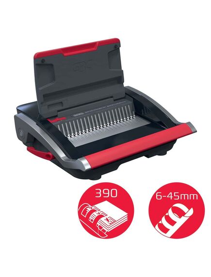 Aparat de legat cu inele din plastic GBC CombBind CB25-[2]