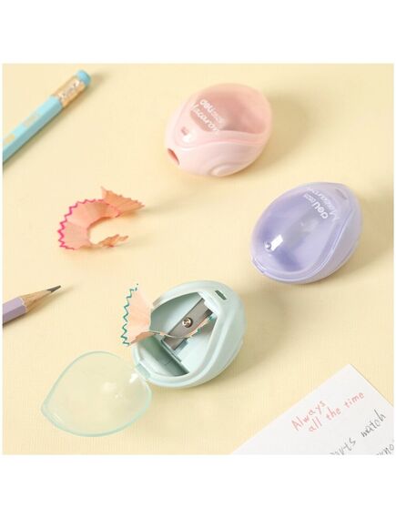 Ascutitoare plastic cu container DELI Macarons-[3]