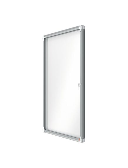 Avizier magnetic de exterior, 12 x A4, otel emailat, NOBO-[3]