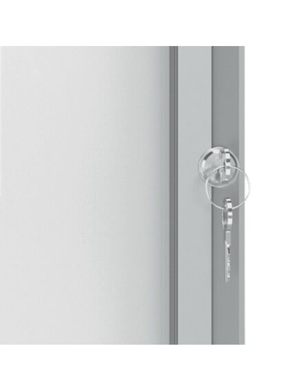 Avizier magnetic de exterior, 12 x A4, otel emailat, NOBO-[5]