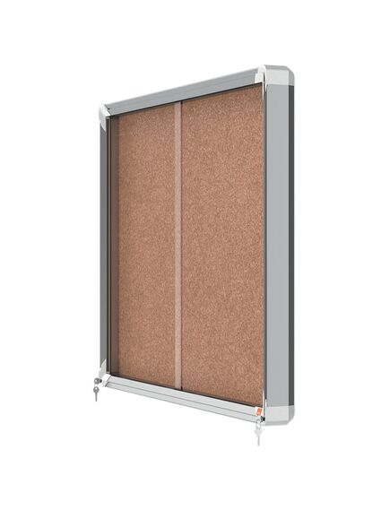Avizier pluta de interior, 8 x A4, rama metalica, NOBO-[3]