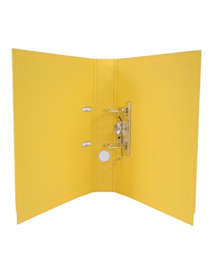 Biblioraft A4 plastifiat interior-exterior, 5 cm, galben, OPTIMA, Culoare: Galben-[2]