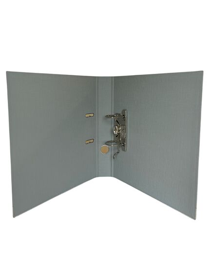 Biblioraft A4 plastifiat interior-exterior, 5 cm, gri, OPTIMA, Culoare: Gri-[2]