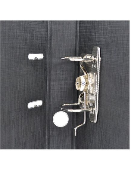 Biblioraft A4 plastifiat interior-exterior, 5 cm, negru, OPTIMA, Culoare: Negru-[3]