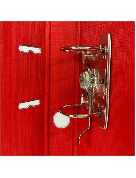 Biblioraft A4 plastifiat interior-exterior, 5 cm, rosu, OPTIMA, Culoare: Rosu-[3]