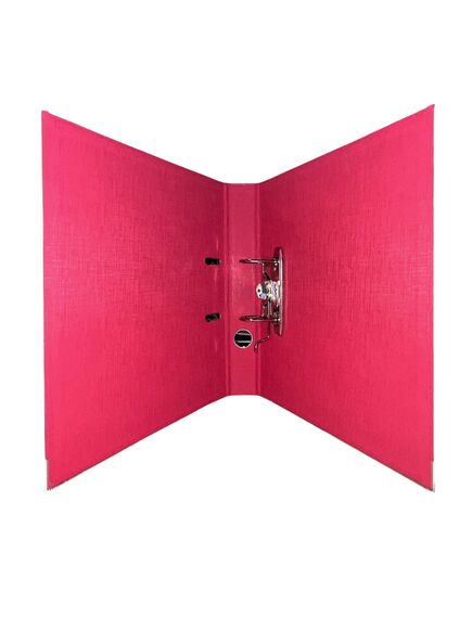 Biblioraft A4 plastifiat interior-exterior, 5 cm, roz, OPTIMA, Culoare: Roz-[2]