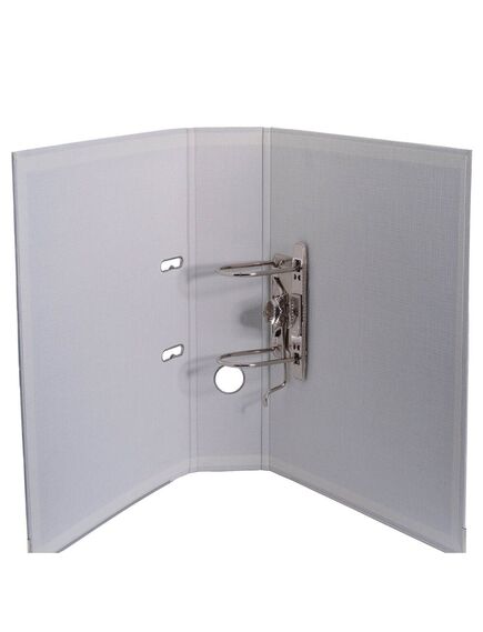 Biblioraft A4 plastifiat interior-exterior, 7.5 cm, alb, OPTIMA, Culoare: Alb-[2]
