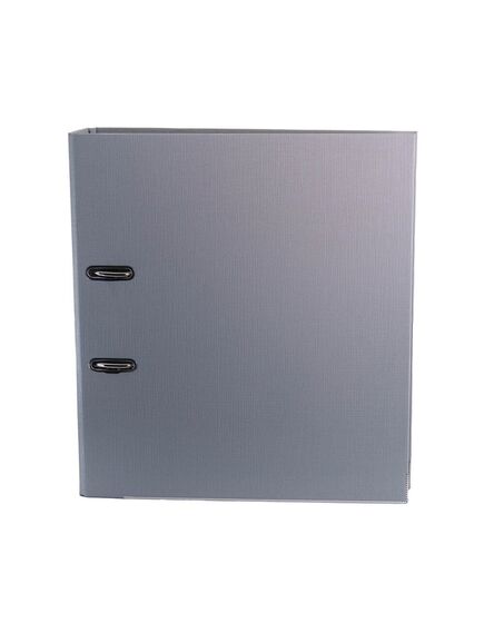 Biblioraft A4 plastifiat interior-exterior, 7.5 cm, gri, OPTIMA, Culoare: Gri-[3]