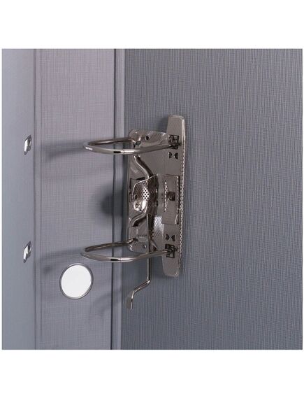 Biblioraft A4 plastifiat interior-exterior, 7.5 cm, gri, OPTIMA, Culoare: Gri-[5]