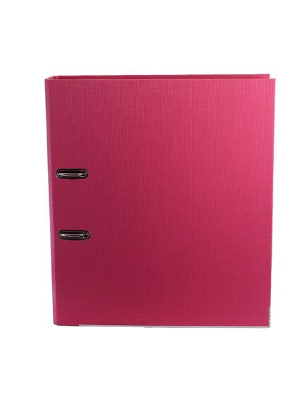 Biblioraft A4 plastifiat interior-exterior, 7.5 cm, roz, OPTIMA, Culoare: Roz-[3]
