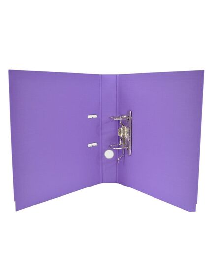 Biblioraft A4 plastifiat interior-exterior, 7.5 cm, violet, OPTIMA, Culoare: Violet-[2]