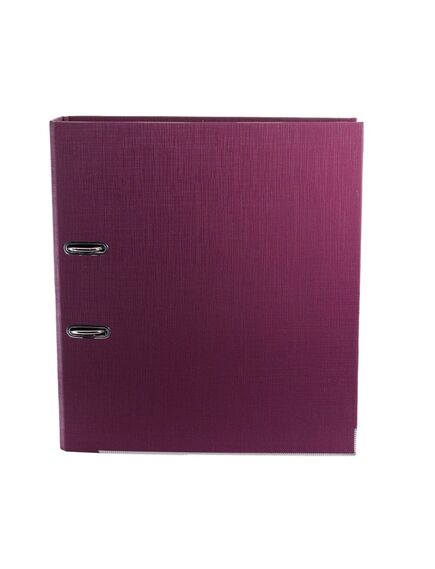 Biblioraft A4 plastifiat interior-exterior, 7.5 cm, visiniu, OPTIMA, Culoare: Visiniu-[4]