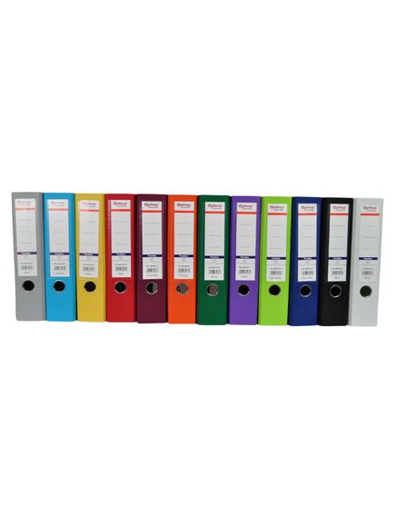Biblioraft A4 plastifiat interior-exterior, 7.5 cm, bleumarin, OPTIMA, Culoare: Bleumarin-[3]
