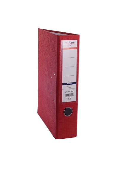 Biblioraft A4 plastifiat PP, 7.5 cm, OPTIMA Classic, Culoare: Alb-[5]