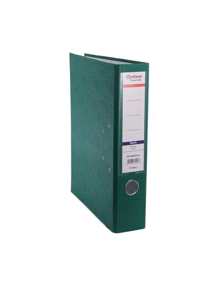Biblioraft A4 plastifiat PP, 7.5 cm, OPTIMA Classic, Culoare: Alb-[7]