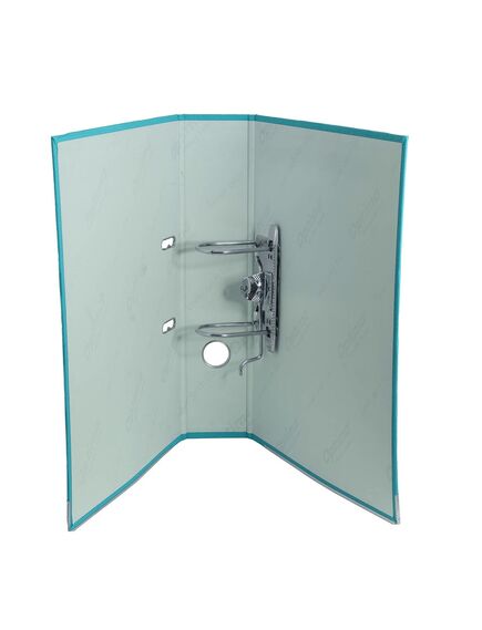 Biblioraft A4 plastifiat PP, 7.5 cm, OPTIMA Classic, Culoare: Turcoaz-[3]