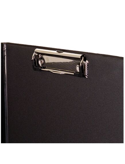 Clipboard dublu plastifiat, A4, OPTIMA, Culoare: Negru-[3]
