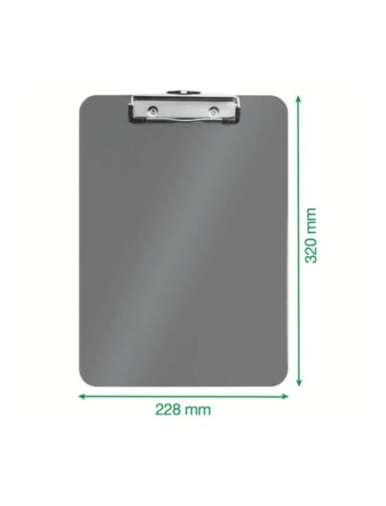 Clipboard simplu A4, rosu, WOW LEITZ, Culoare: Rosu-[3]