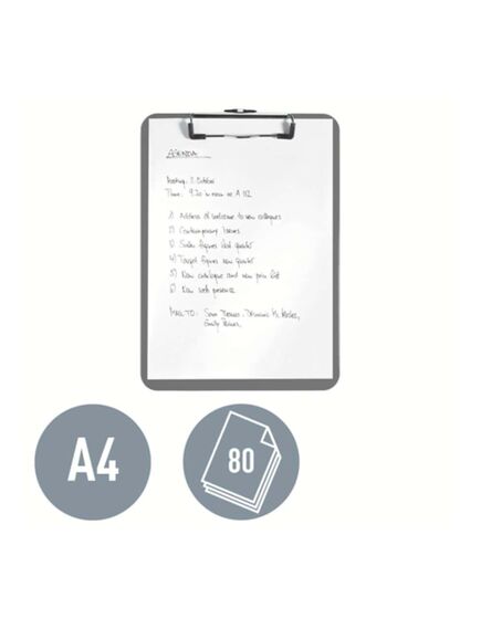 Clipboard simplu A4, rosu, WOW LEITZ, Culoare: Rosu-[4]