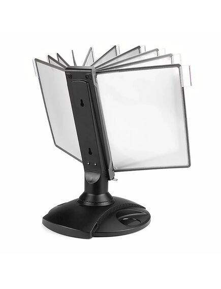 Display birou rotativ cu 10 buzunare A4, Swivel AIDATA-[3]