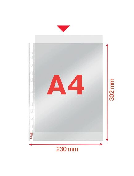 File protectie cristal, 105 microni, 100 buc/cutie ESSELTE-[4]