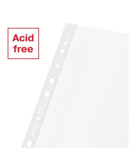 Folii protectie documente, 70 mic, ESSELTE Recycled Maxi, 50 buc/cutie-[4]